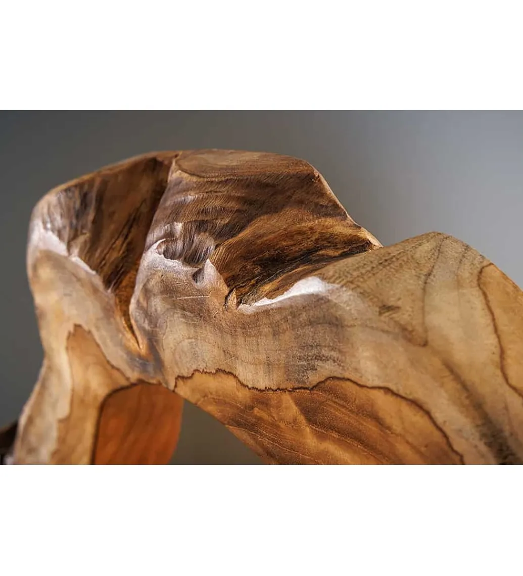 Invicta Interior - przedsprzedaż Lampa stołowa MIKO 55 cm drewno teak