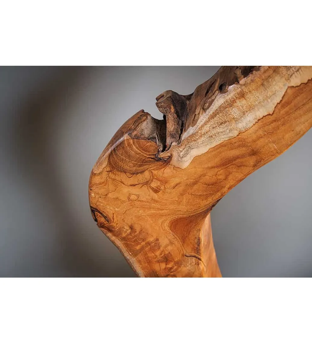 Invicta Interior - przedsprzedaż Lampa stołowa MIKO 55 cm drewno teak