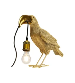 KDesign Lampa stołowa TOUCAN 42 cm złota