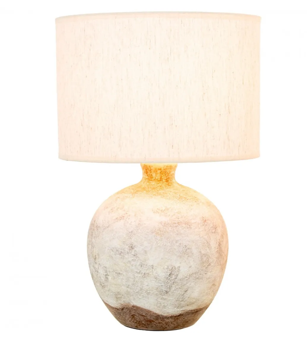 Exclusivas Lampa stołowa VENUS ceramika szara