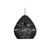 WOOOD Lampa wisząca ADELAIDE 35 cm czarna