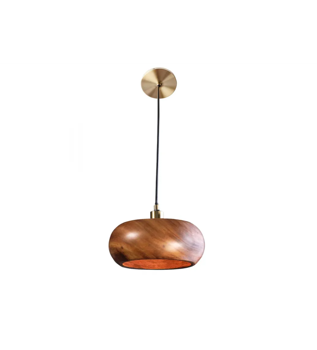 Invicta Interior - przedsprzedaż Lampa wisząca ALVA 25 cm drewno akacja