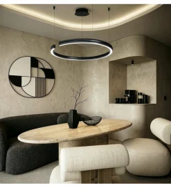 DOMENO Lampa wisząca COSTA 60 cm czarna