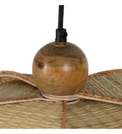 Zona-Design Lampa wisząca FEBERKI 60 cm naturalna