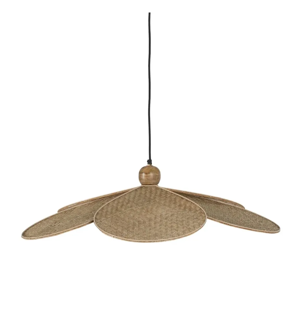 Zona-Design Lampa wisząca FEGARO 82 cm naturalne włókna