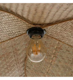 Zona-Design Lampa wisząca FEGARO 82 cm naturalne włókna