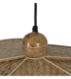 Zona-Design Lampa wisząca FEGARO 82 cm naturalne włókna