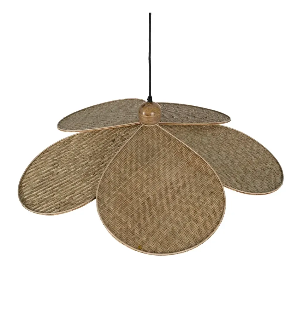 Zona-Design Lampa wisząca FEGARO 82 cm naturalne włókna