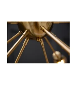 Invicta Interior - przedsprzedaż Lampa wisząca FIREWORKS 85 cm złota