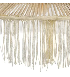 Zona-Design Lampa wisząca GELMAS 41 cm naturalna