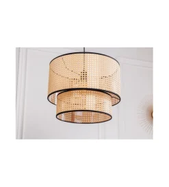 Invicta Interior - przedsprzedaż Lampa wisząca JAWA Viviena 45 cm naturalna
