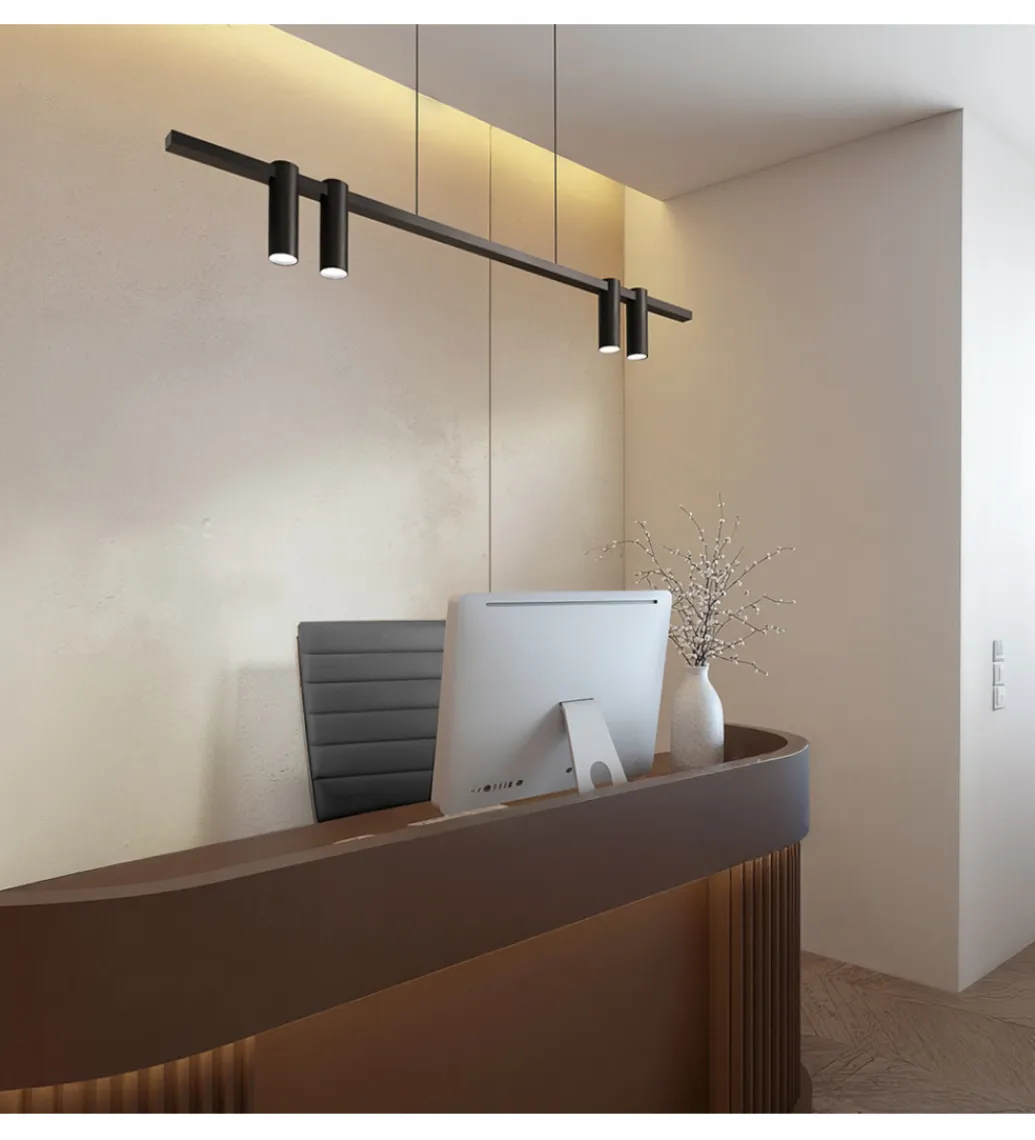 DOMENO Lampa wisząca LED KONA 120 cm czarna