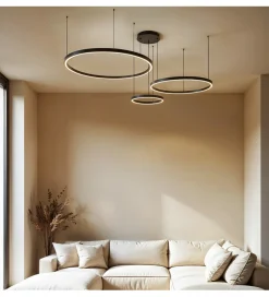 DOMENO Lampa wisząca MONZA AZ134 145 cm czarna