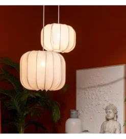Zona-Design Lampa wisząca NERAZMAI 31 cm biała