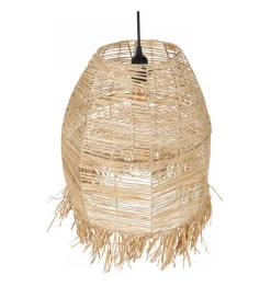 Zona-Design Lampa wisząca NERTUMI 49 cm naturalna