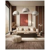 Zona-Design Lampa wisząca NEST 100 cm biała