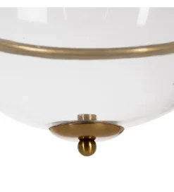 Zona-Design Lampa wisząca ORO 28 cm złota