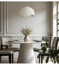 DOMENO Lampa wisząca OSTIA 48 cm biała