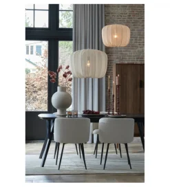 L&L Lampa wisząca PLUMERIA 60 cm piaskowa