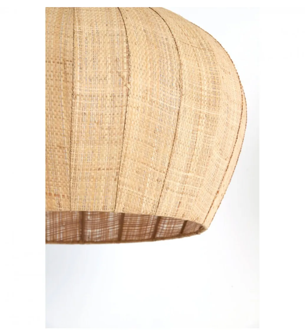 L&L Lampa wisząca RAFAELLA 51 cm naturalna