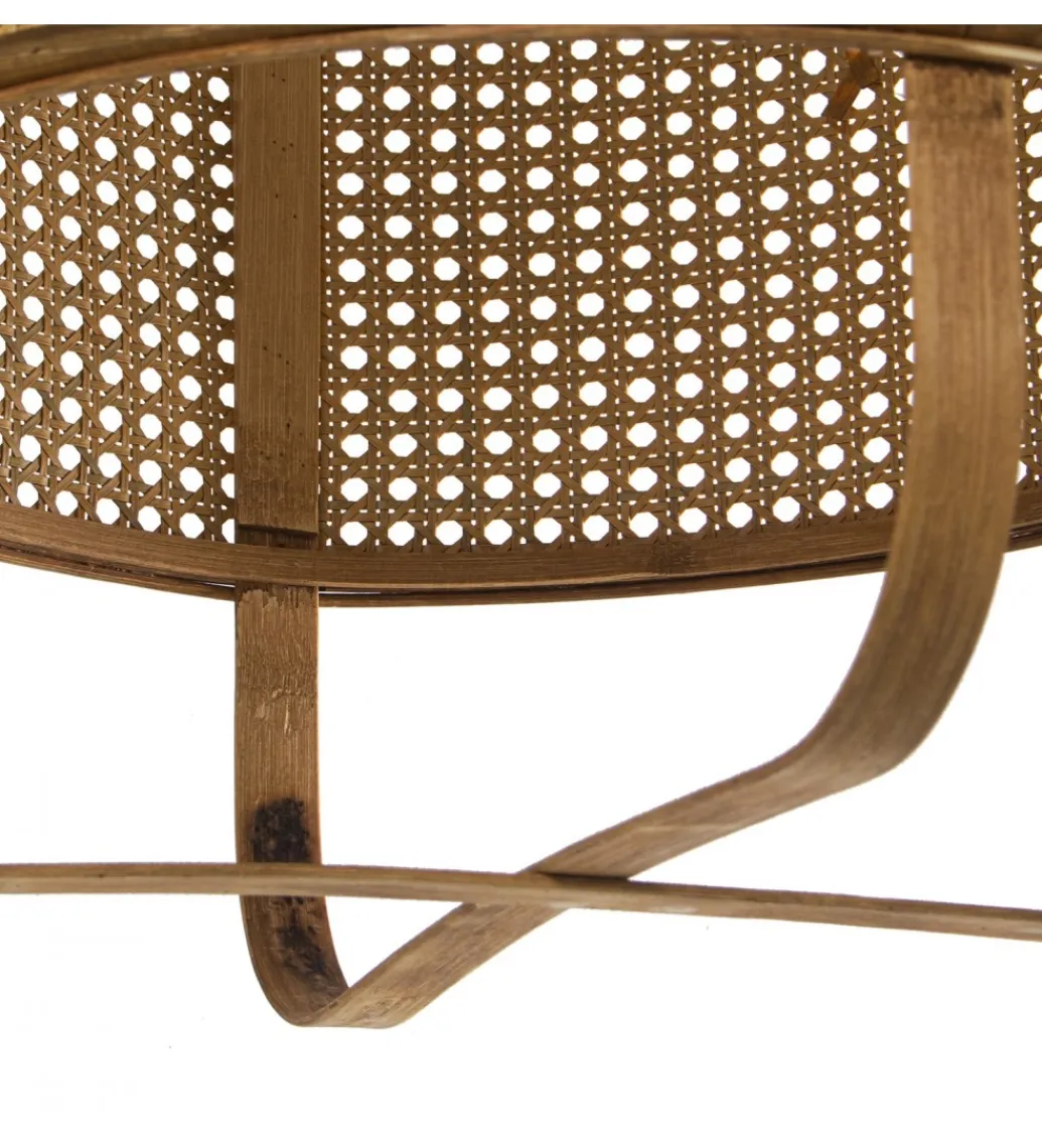 Exclusivas Lampa wisząca RATATAD 43 cm rattan