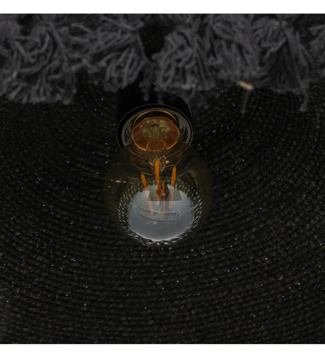 Zona-Design Lampa wisząca REHANELA 50 cm czarna