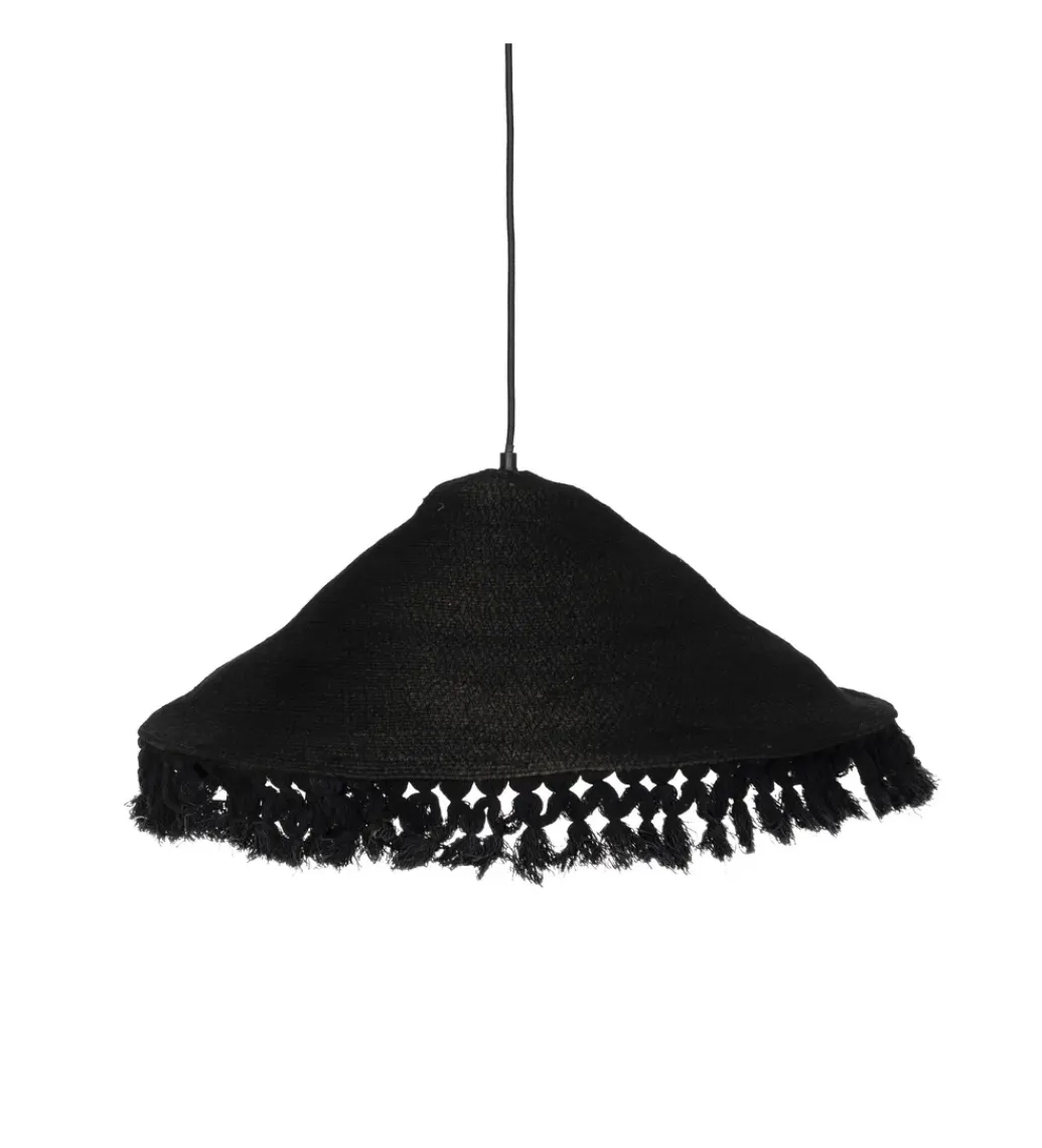 Zona-Design Lampa wisząca REHANELA 60 cm czarna