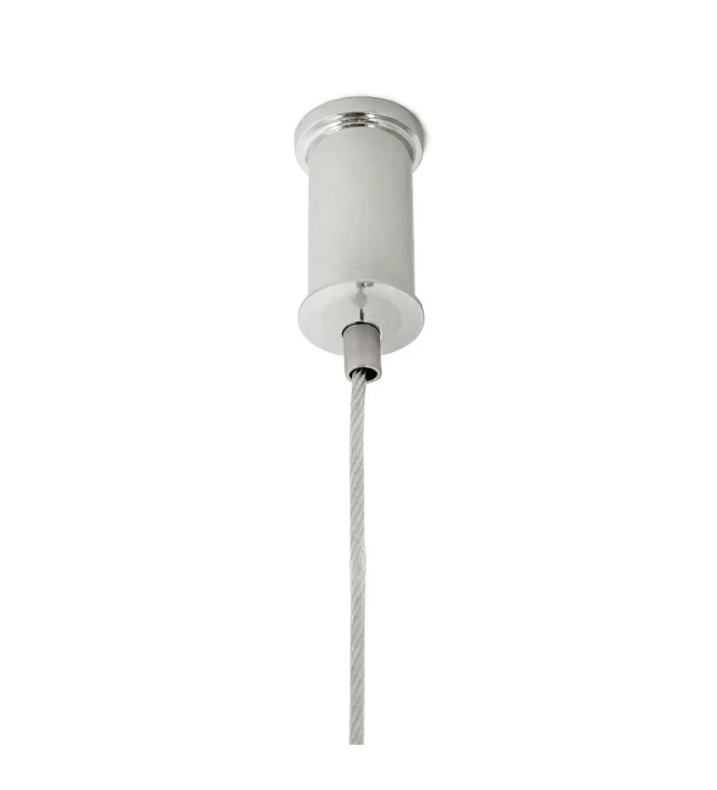 Zona-Design Lampa Wisząca RING 40 Cm Srebrna