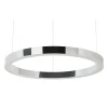 Zona-Design Lampa wisząca RING 80 cm srebrna