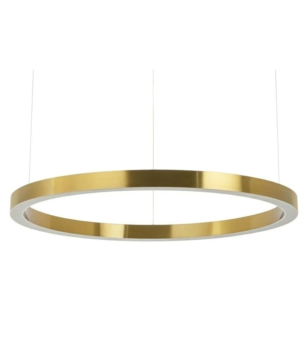 Zona-Design Lampa wisząca RING 100 cm złota