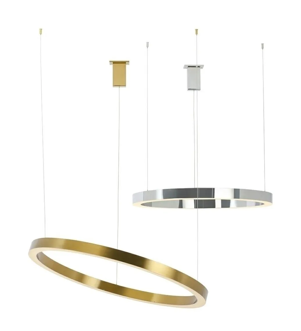 Zona-Design Lampa wisząca RING 100 cm złota