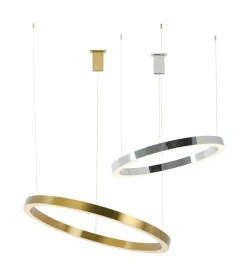 Zona-Design Lampa wisząca RING 100 cm złota