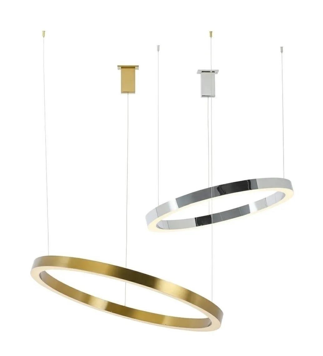 Zona-Design Lampa wisząca RING 100 cm złota