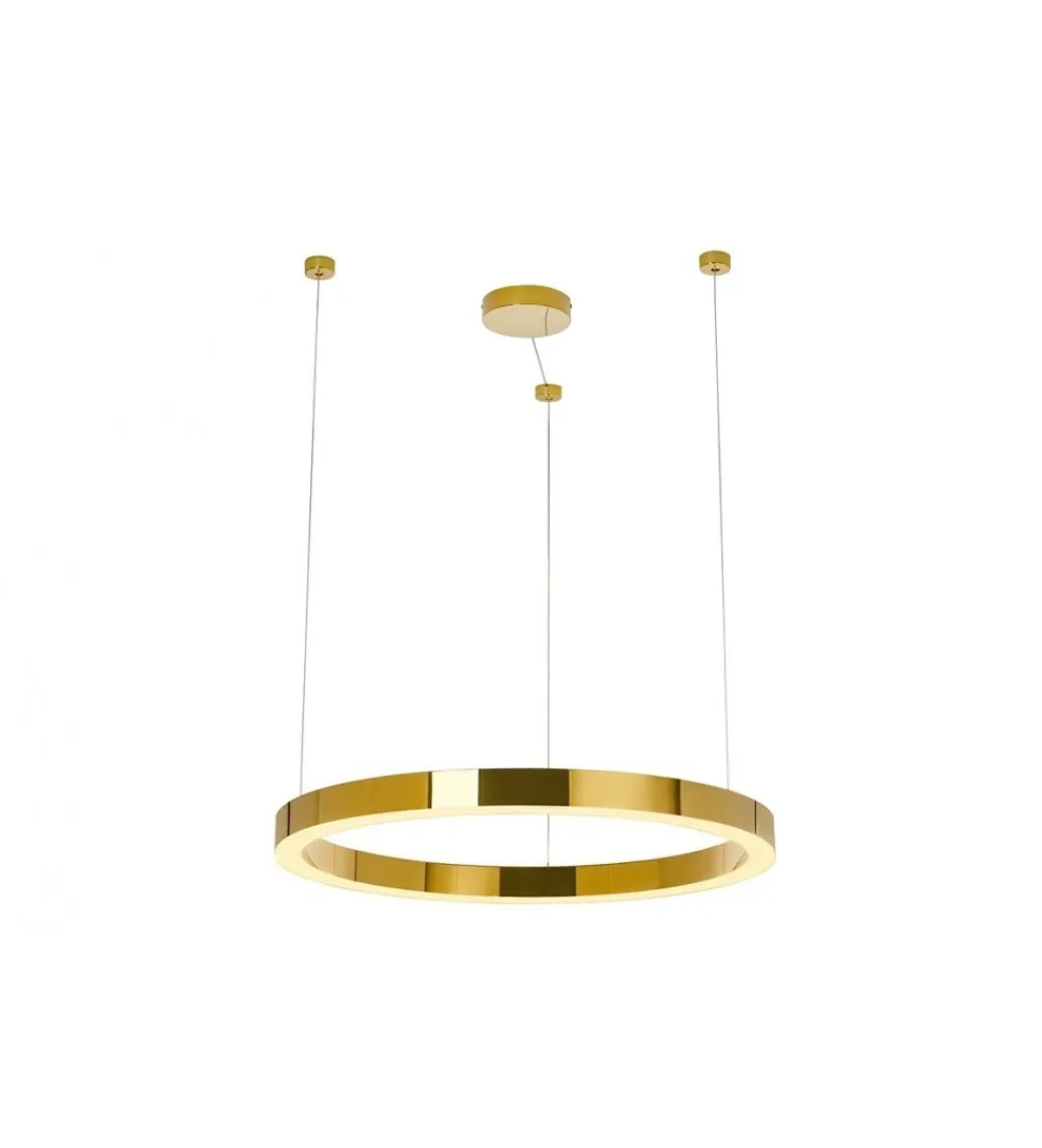Zona-Design Lampa wisząca RING LUXURY 70Cm Złota