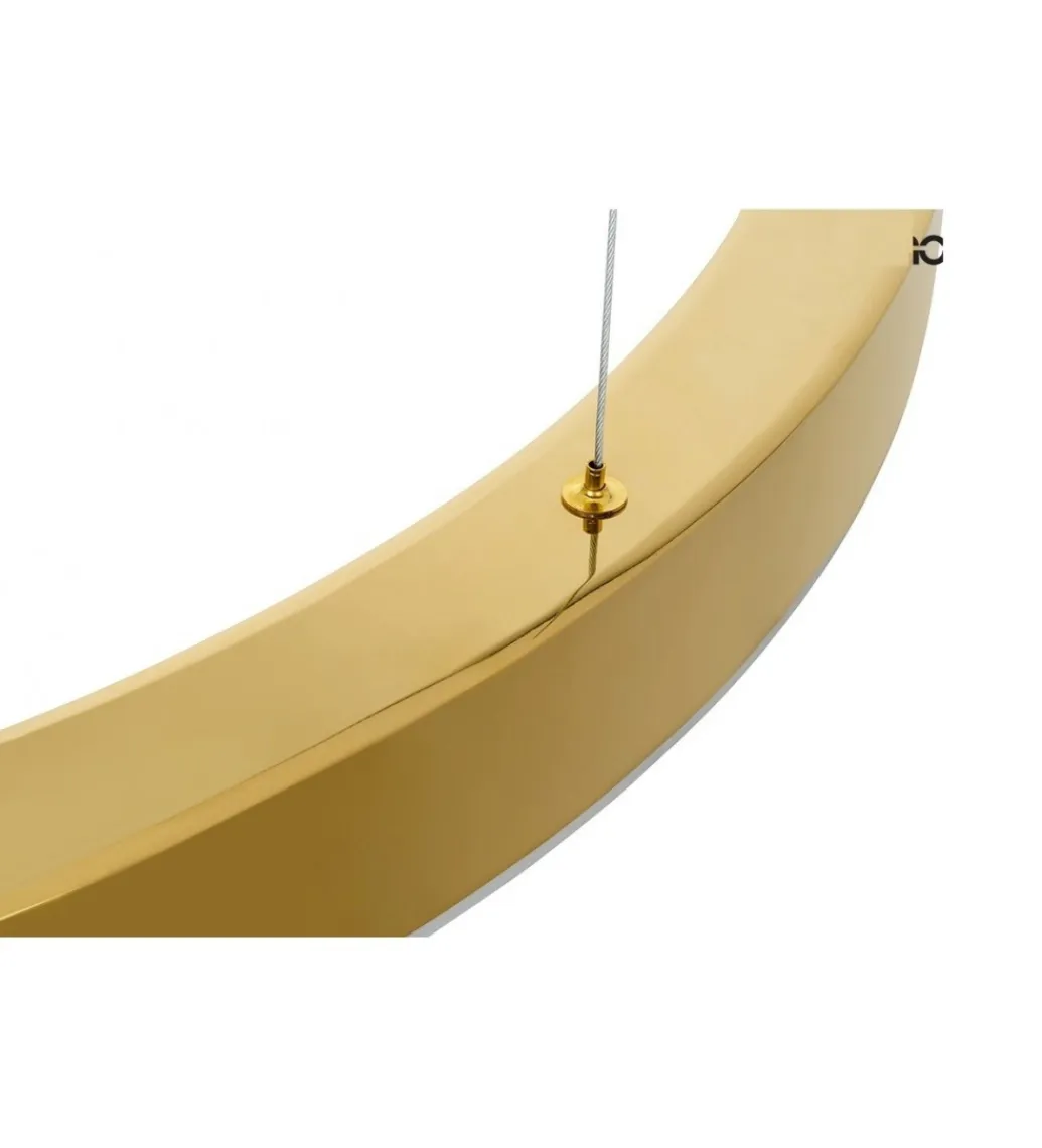 Zona-Design Lampa wisząca RING LUXURY 90 cm złota