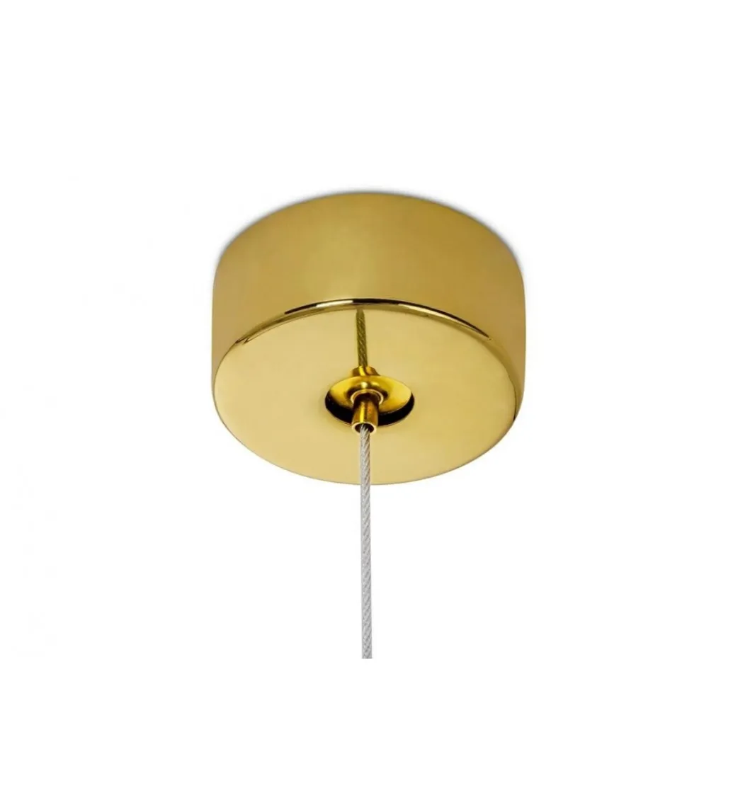 Zona-Design Lampa wisząca RING LUXURY 90 cm złota