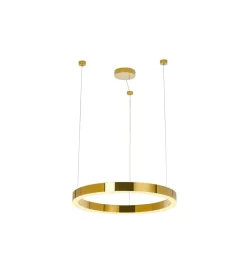 Zona-Design Lampa Wisząca RING LUXURY 110 Cm Złota