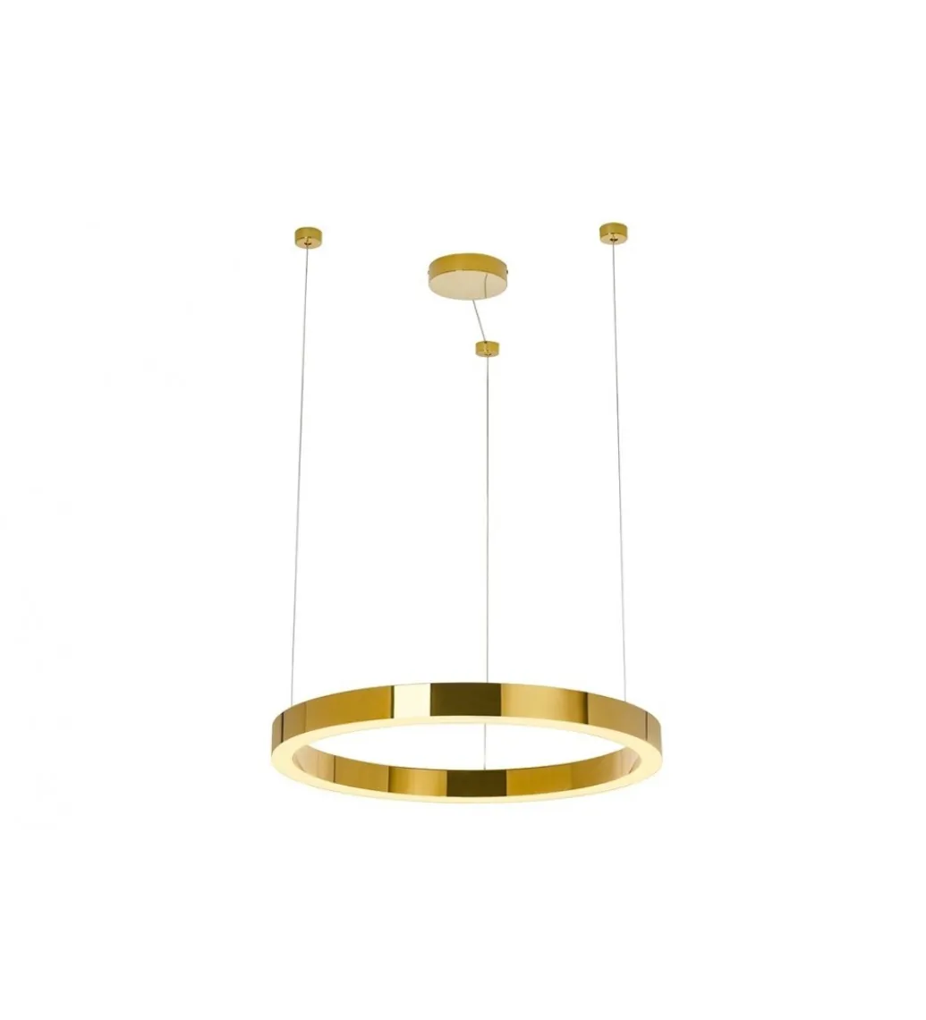 Zona-Design Lampa Wisząca RING LUXURY 110 Cm Złota