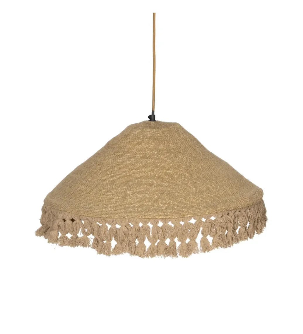 Zona-Design Lampa wisząca ROYEAS 50 cm naturalna