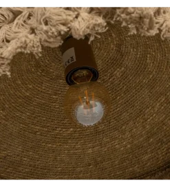 Zona-Design Lampa wisząca ROYEAS 50 cm naturalna