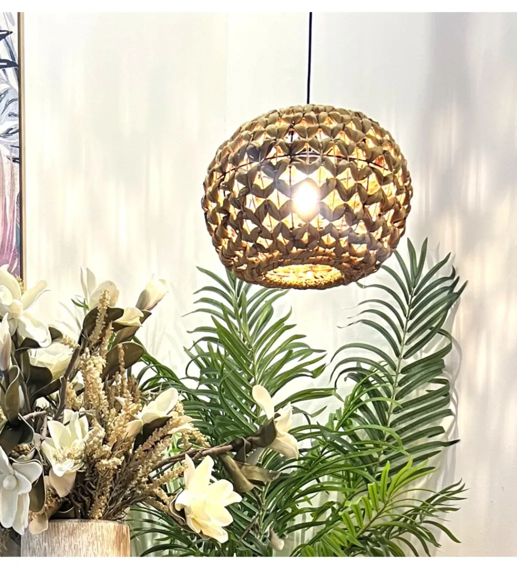 Exclusivas Lampa wisząca SEALY 37 cm trawa morska