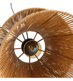 Zona-Design Lampa wisząca SEVEN 50 cm naturalna