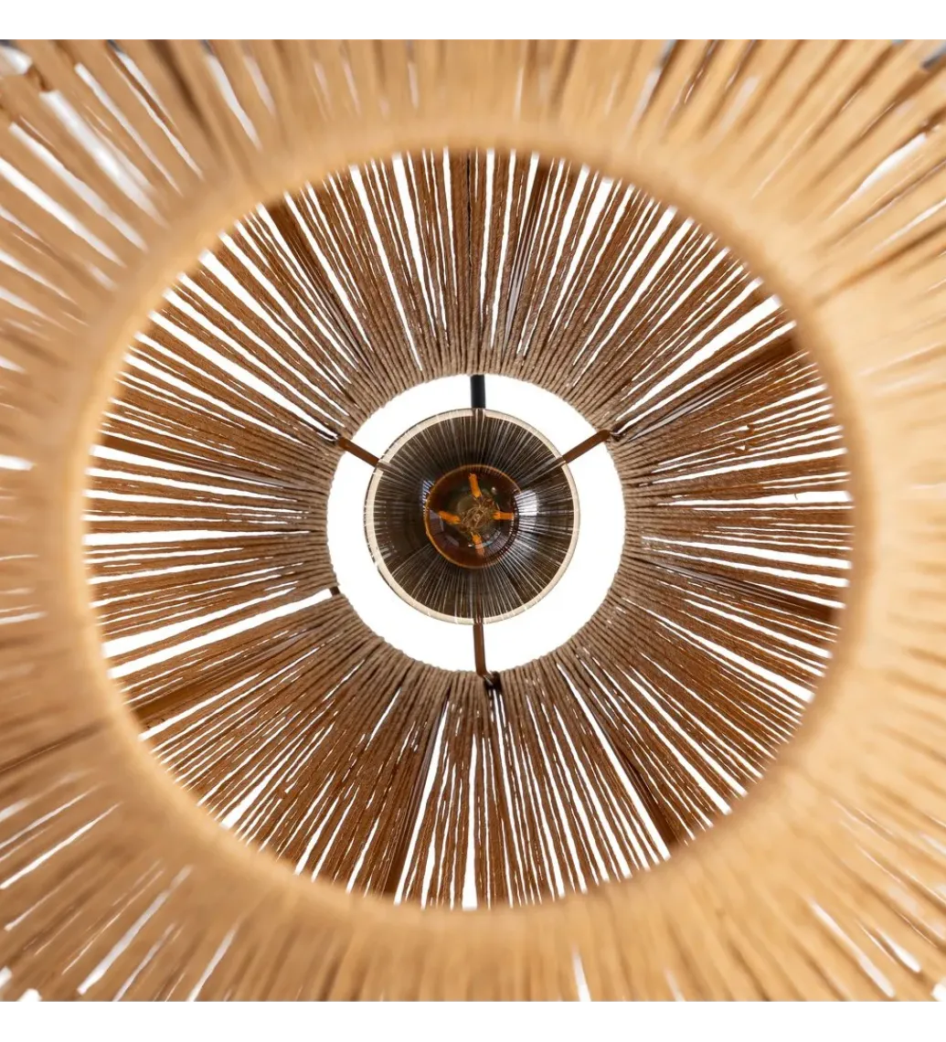 Zona-Design Lampa wisząca SEVEN 40 cm naturalna