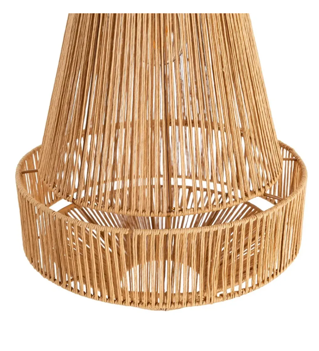 Zona-Design Lampa wisząca SEVEN 40 cm naturalna