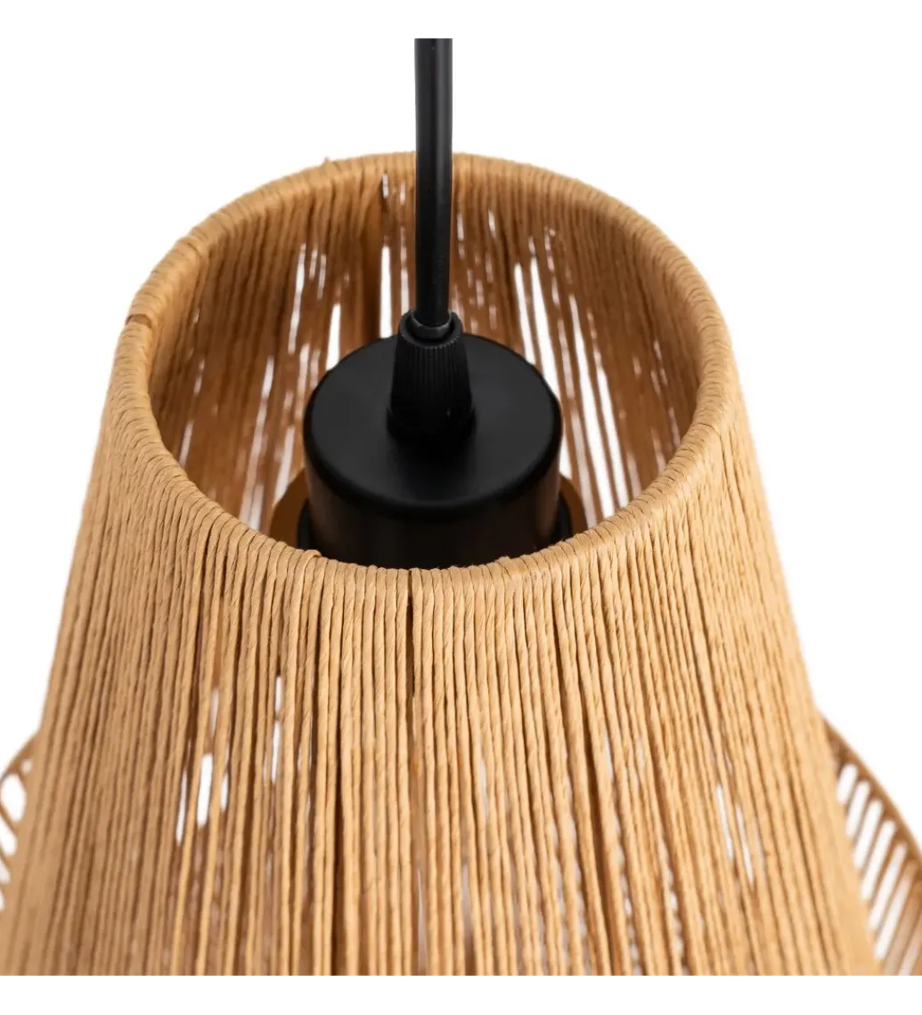 Zona-Design Lampa wisząca SEVEN 40 cm naturalna