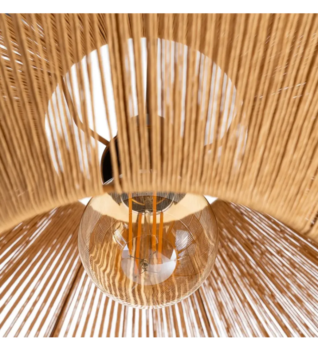 Zona-Design Lampa wisząca SEVEN 60 cm naturalna