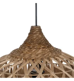 DENZO Lampa wisząca SUFRI 50 cm Naturalne włókno