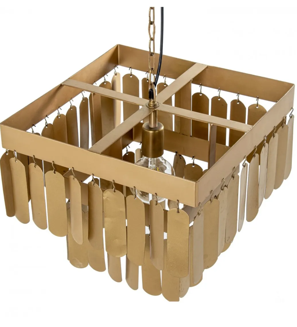 Exclusivas Lampa wisząca TECHO 40 cm złota