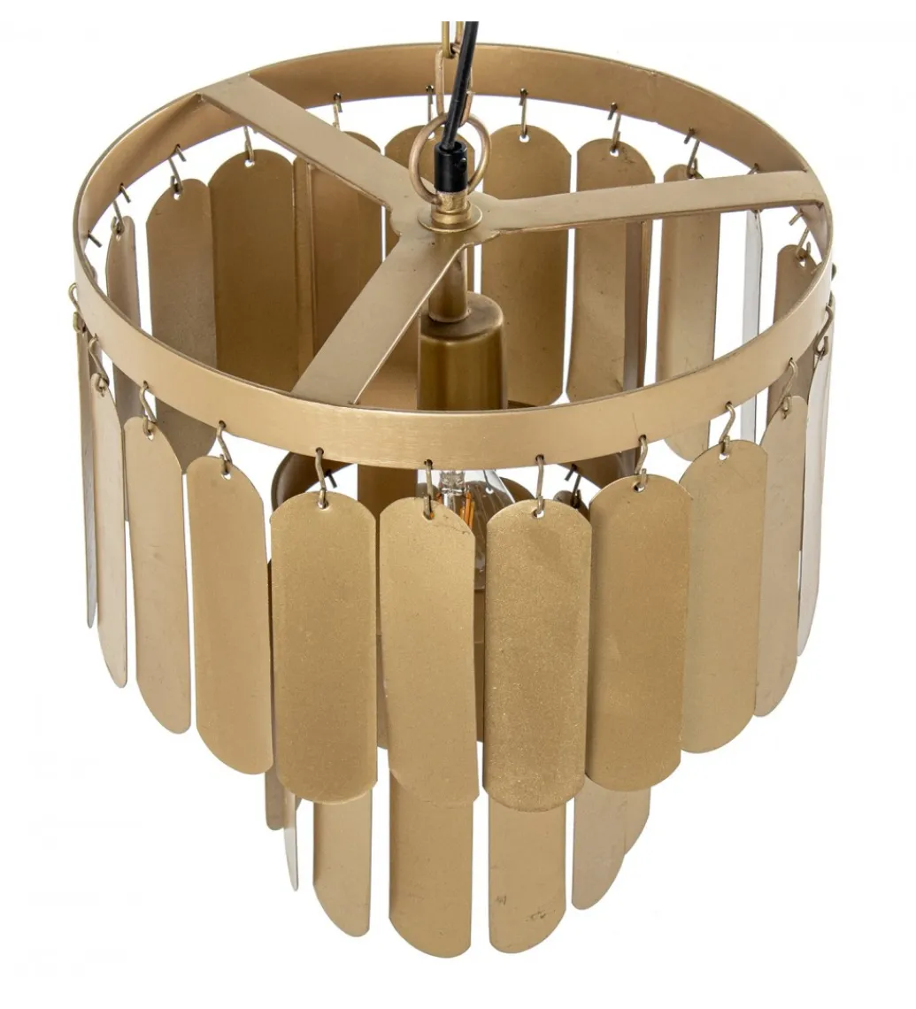 Exclusivas Lampa wisząca TECHO 30 cm złota
