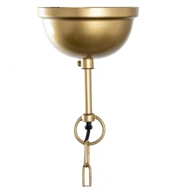 Exclusivas Lampa wisząca TECHO 30 cm złota